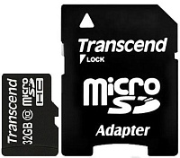   TRANSCEND microSDHC  Class 10 + ADP